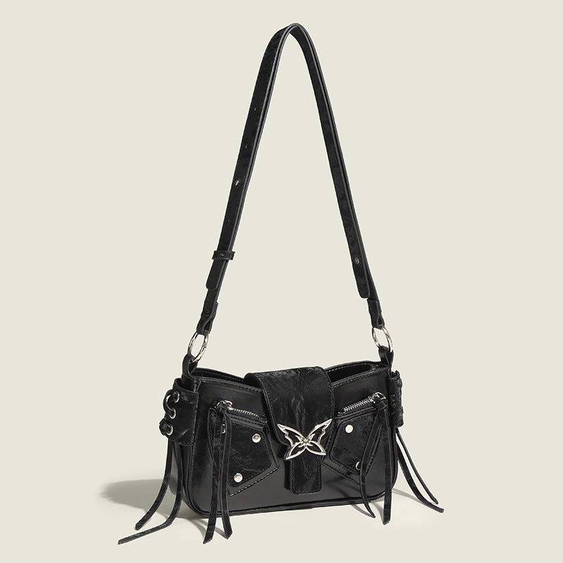 Stacy | Womens Bow Crossbody Bag Motorcycle Shoulder Purse Handbag