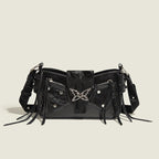 Stacy | Womens Bow Crossbody Bag Motorcycle Shoulder Purse Handbag