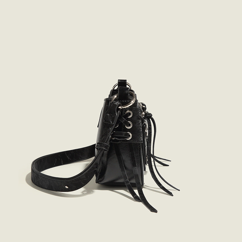 Stacy | Womens Bow Crossbody Bag Motorcycle Shoulder Purse Handbag
