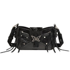 Stacy | Womens Bow Crossbody Bag Motorcycle Shoulder Purse Handbag