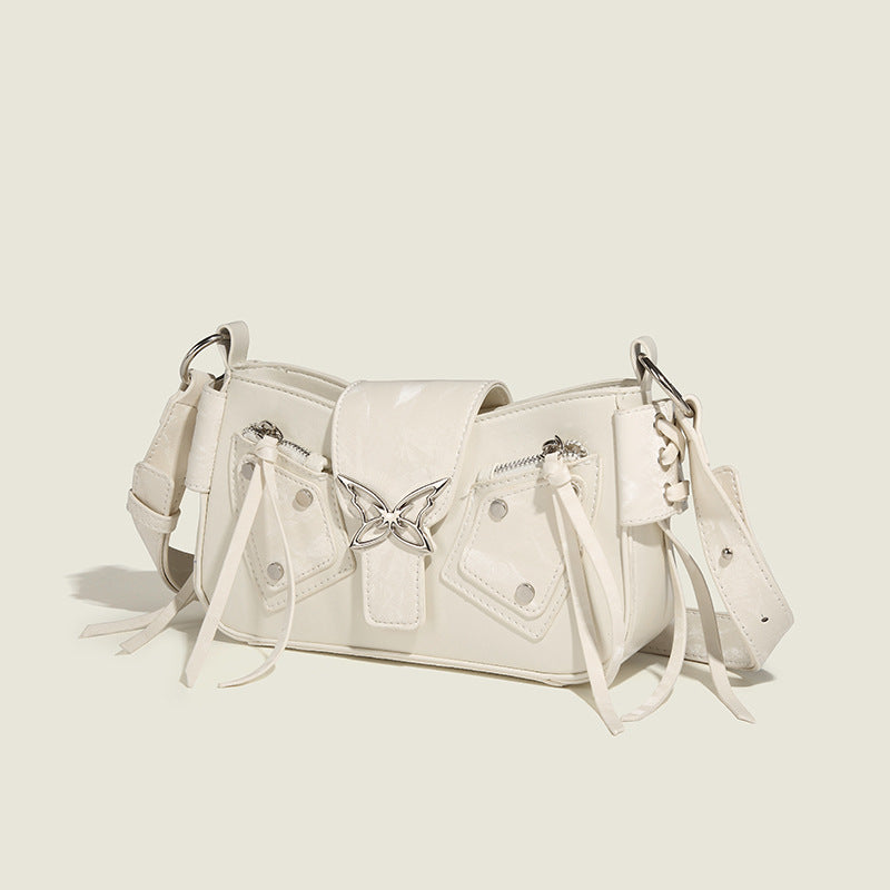 Stacy | Womens Bow Crossbody Bag Motorcycle Shoulder Purse Handbag