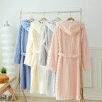 Stephanie | Womens Hooded Fleece Loungewear Sleepwear Bathrobe Robe