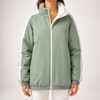 Sterling | Womens Puffer Jacket Reversible Down Padded Warm Winter Coat, Green