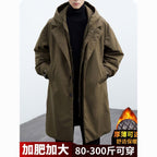 Sullivan | Mens Mid Length Hooded Padded Coat - Military Green