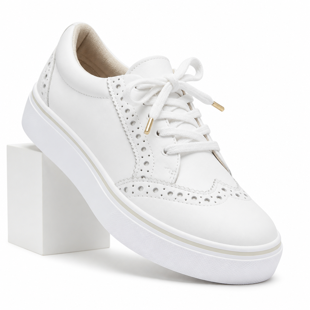 Susan | Womens Comfortable Flats Casual Lace Up Round Toe Flat Shoes