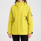 Susannah | Womens Water Resistant Hooded 3-in-1 Jacket, Fluorescent Green 3