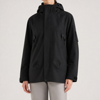 Susannah | Womens Water Resistant Hooded 3-in-1 Jacket, Black 3