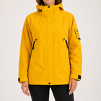 Susannah | Womens Water Resistant Hooded 3-in-1 Jacket, Gold Yellow 2