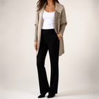 Sybil | Womens Hooded Colour Block Knitted Cardigan, Khaki Camel