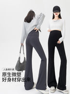 Talia | Womens Maternity High Waist Flared Yoga Leggings - 4