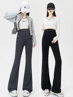 Talia | Womens Maternity High Waist Flared Yoga Leggings - 5