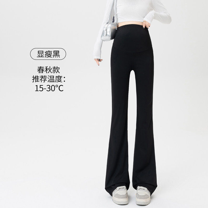 Talia | Womens Maternity High Waist Flared Yoga Leggings - 6