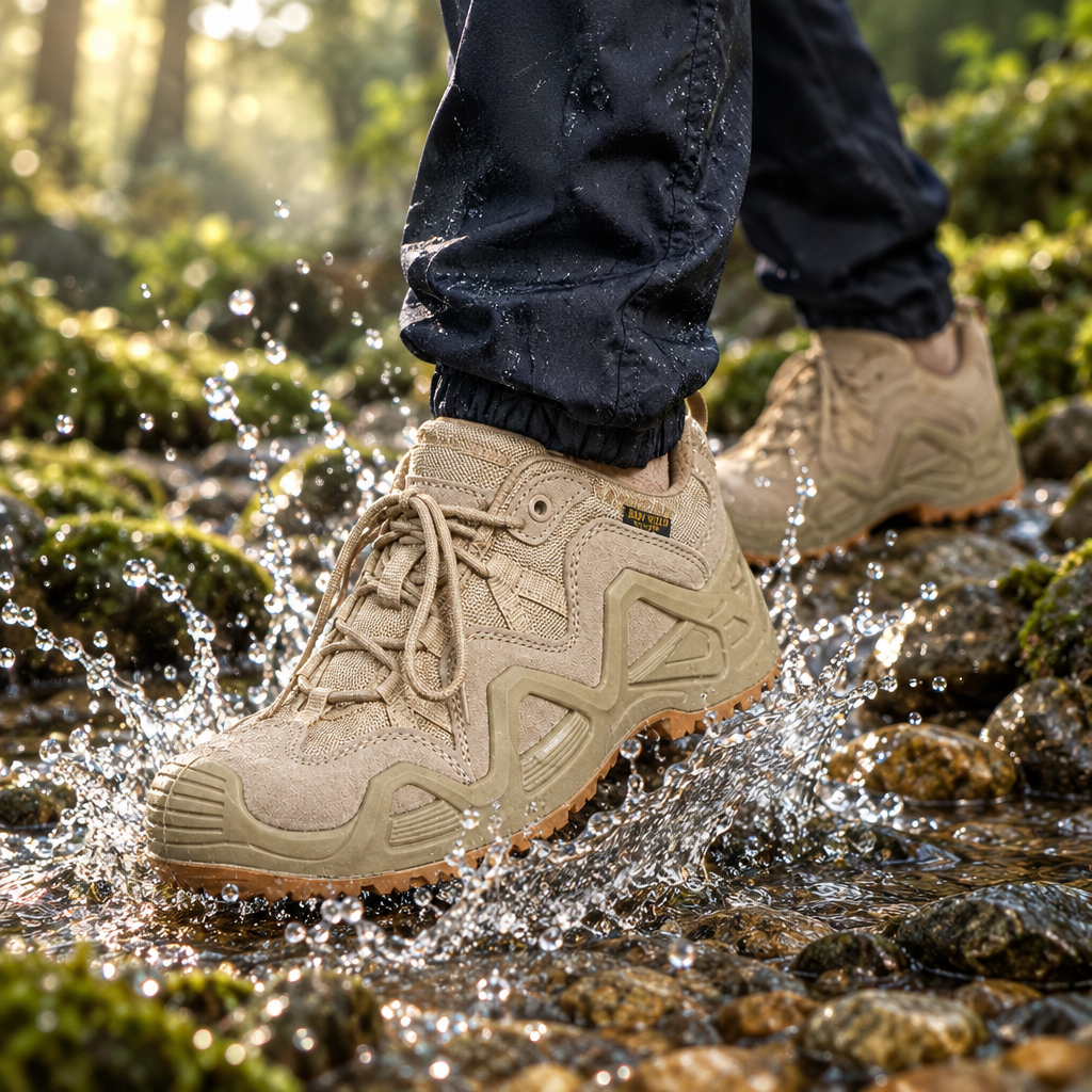 Tara | Womens Lightweight Breathable Low Cut Tactical Hiking Boots