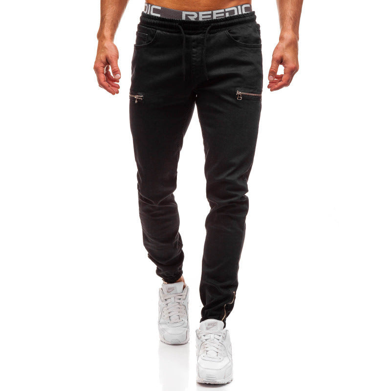 Ted | Mens Denim Jacket Zip Up Casual Sports Fashion Jean Top