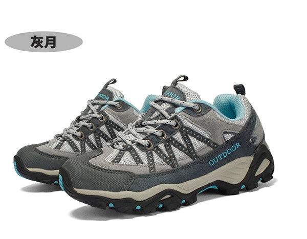 Teresa | Womens Leather Non Slip Breathable Walking Hiking Shoes