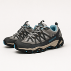 Teresa | Womens Leather Non Slip Breathable Walking Hiking Shoes, Grey 2