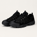 Teresa | Womens Leather Non Slip Breathable Walking Hiking Shoes, Black