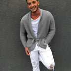 Thaddeus | Mens Knit Button Cardigan - 3