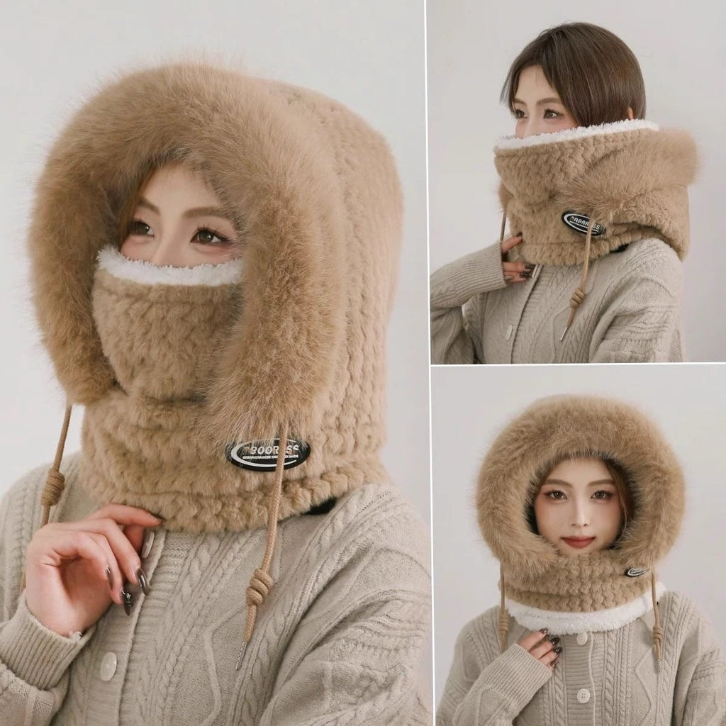 Tiffany | Womens Fleece Windproof Winter Ski Mask Neck Warmer Balaclava