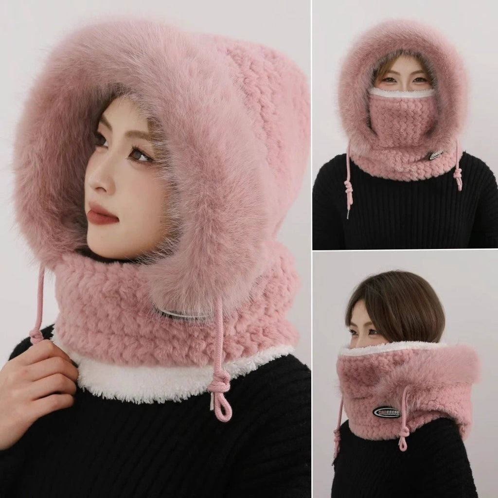 Tiffany | Womens Fleece Windproof Winter Ski Mask Neck Warmer Balaclava