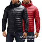 Tobias | Mens Hooded Padded Cotton Winter Light Jacket - 1