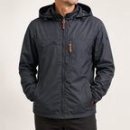 Tony | Mens Windbreaker Jacket Lightweight Sports Outdoor Rain Coat, Grey