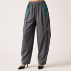Tove | Womens Trousers Wide Leg High Waisted Casual Pants, Purple 2