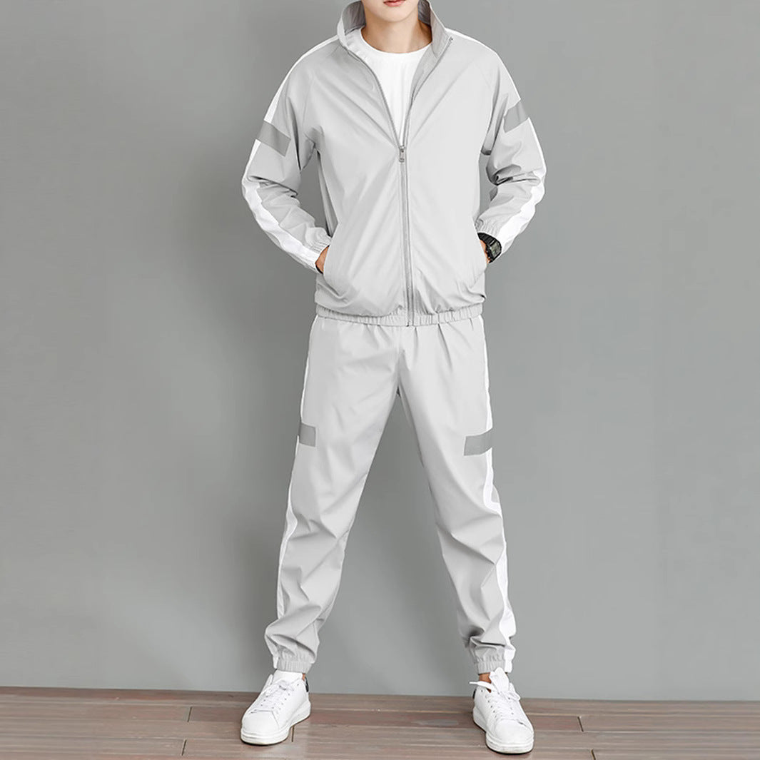 Tripp | Mens Sports Sweatshirt Reflective Long Sleeve Athletic Shirt