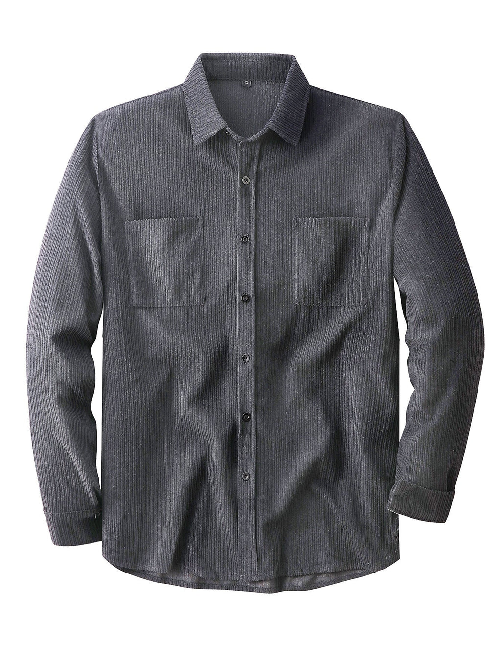 Tucker | Mens Corduroy Long Sleeve Casual Button Down Shirt
