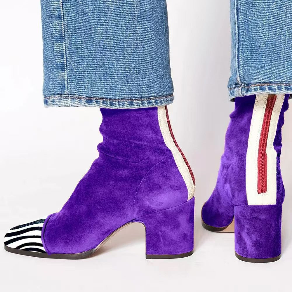 Twyla | Womens Suede Knee High Boots Heeled Winter Long Footwear