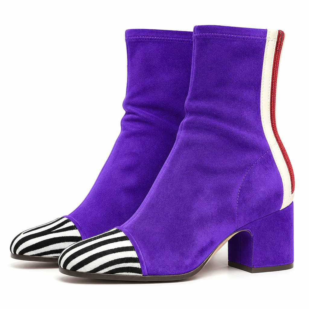 Twyla | Womens Suede Knee High Boots Heeled Winter Long Footwear