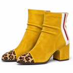 Twyla | Womens Suede Knee High Boots Heeled Winter Long Footwear