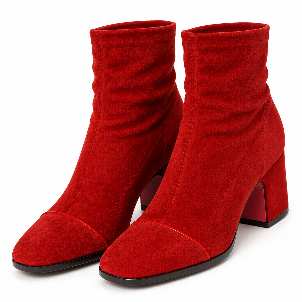 Twyla | Womens Suede Knee High Boots Heeled Winter Long Footwear