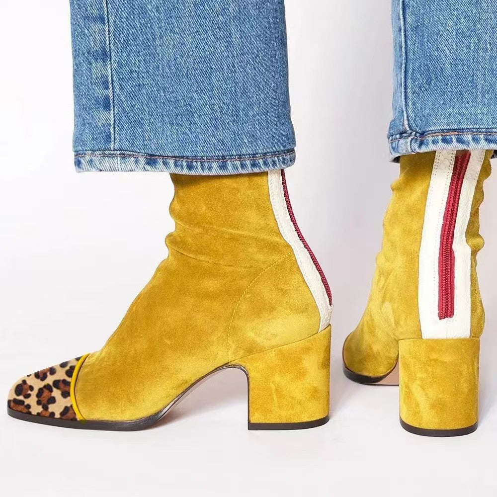 Twyla | Womens Suede Knee High Boots Heeled Winter Long Footwear