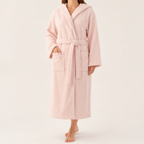 Vaughn | Womens Dressing Gown Towelling Cotton Bathrobe Robe, Design 2