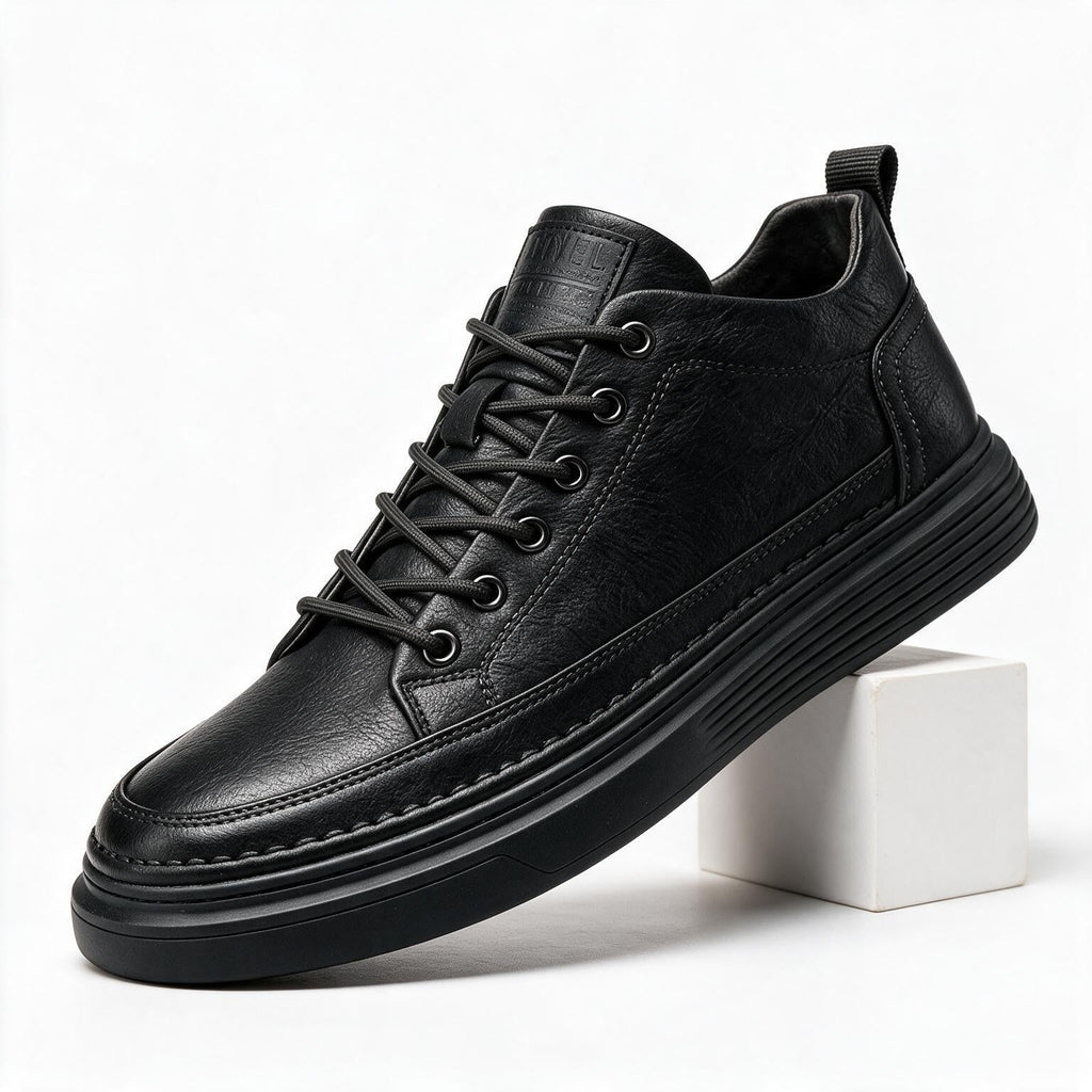 Vernon | Mens Leather Sneakers Business Casual Smart Dress Shoes