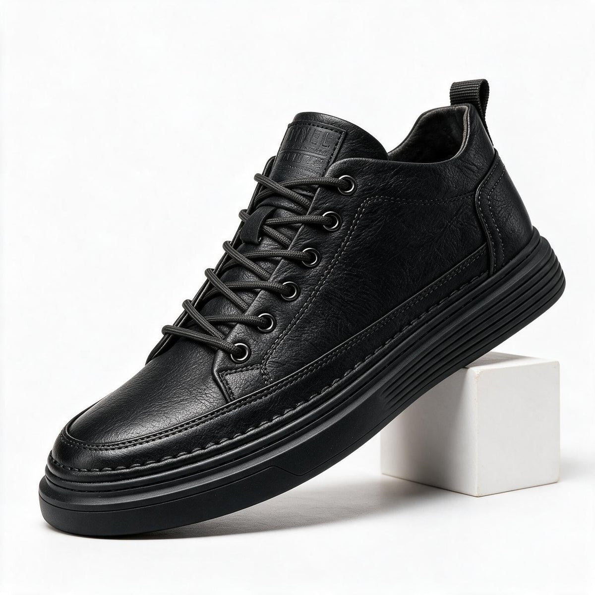 Vernon | Mens Leather Sneakers Business Casual Smart Dress Shoes