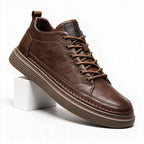 Vernon | Mens Leather Sneakers Business Casual Smart Dress Shoes
