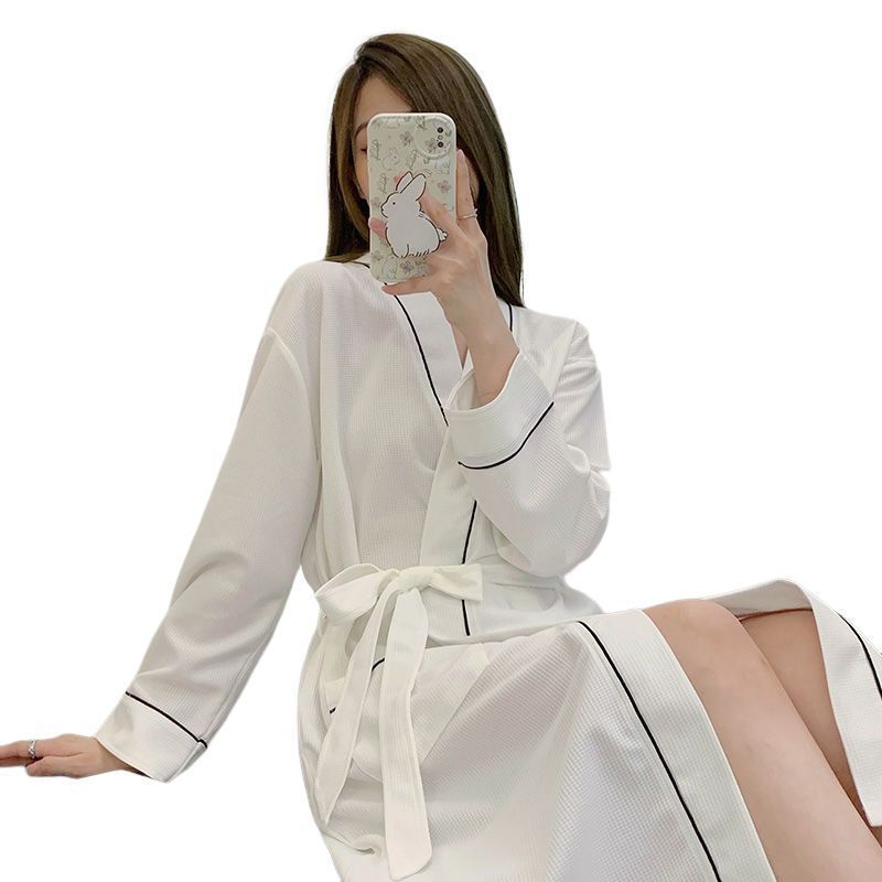 Victoria | Womens Cotton Robe Nightgown Loungewear