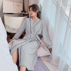 Victoria | Womens Cotton Robe Nightgown Loungewear
