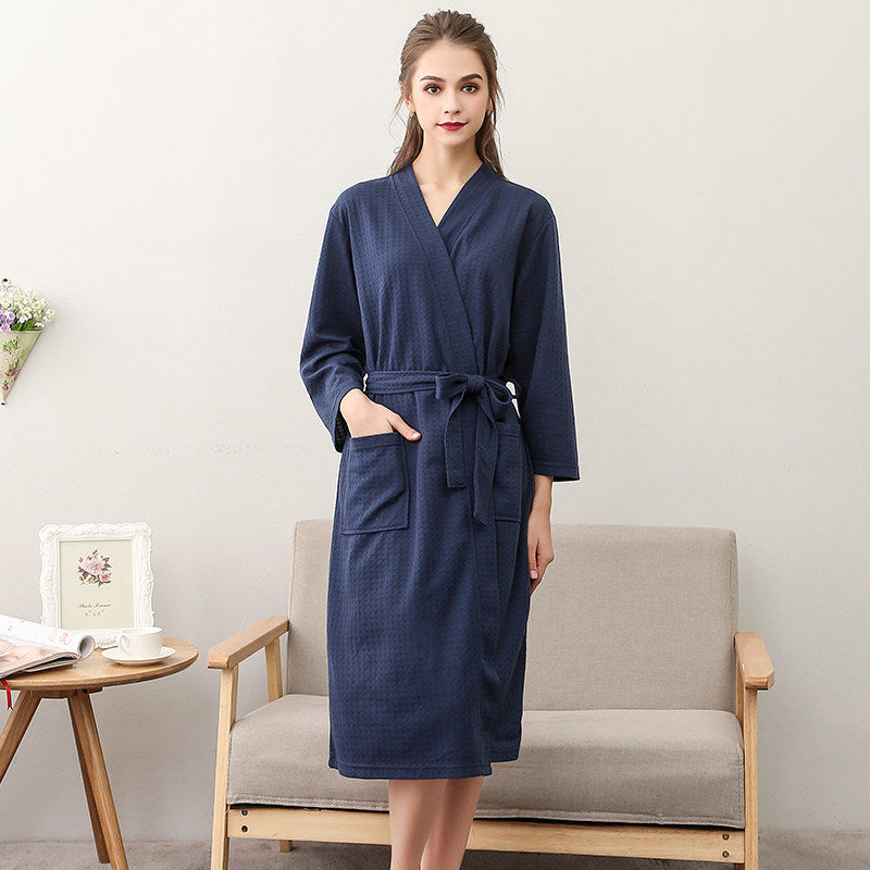 Victoria | Womens Cotton Robe Nightgown Loungewear