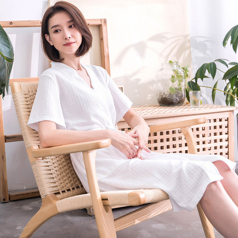 Victoria | Womens Cotton Robe Nightgown Loungewear