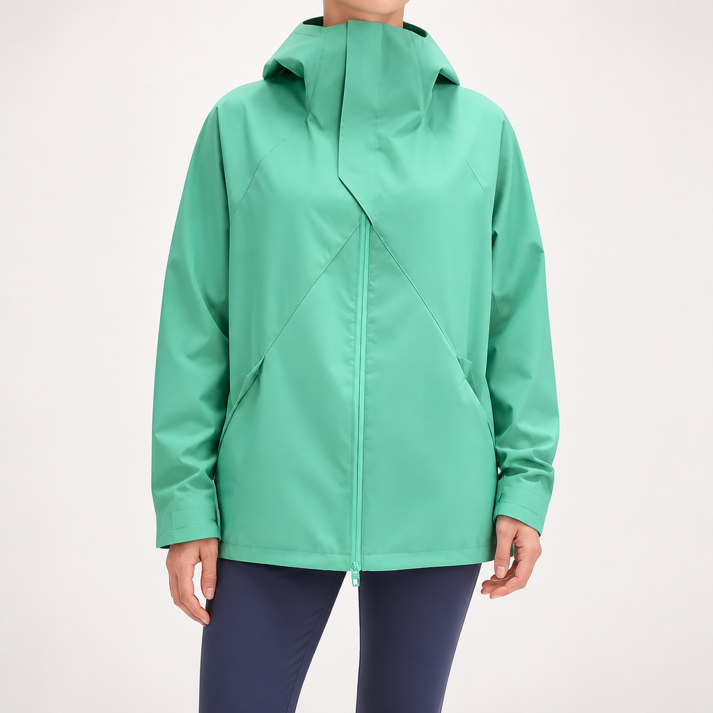 Viola | Womens Waterproof Windproof 3-in-1 Jacket, Sage Green
