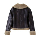 Vivienne | Womens Faux Fur Zip Jacket - 1