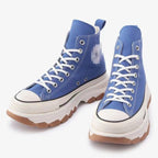 Wallace | Mens Platform Sneakers Canvas Thick Sole Lace Up Shoes