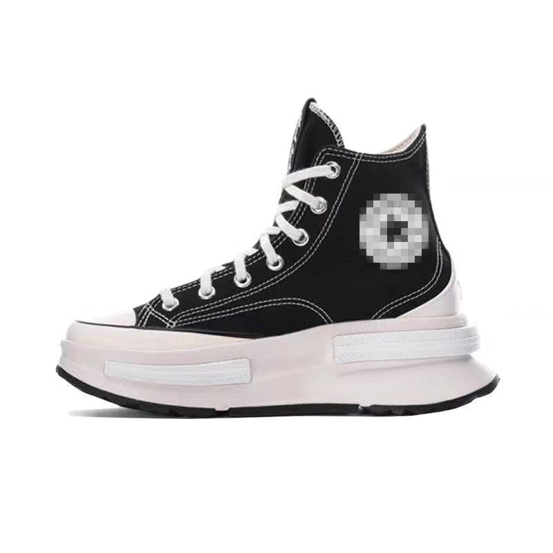 Wallace | Mens Platform Sneakers Canvas Thick Sole Lace Up Shoes