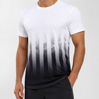 Wesley | Mens Ice Silk Short Sleeve Casual T Shirt, White