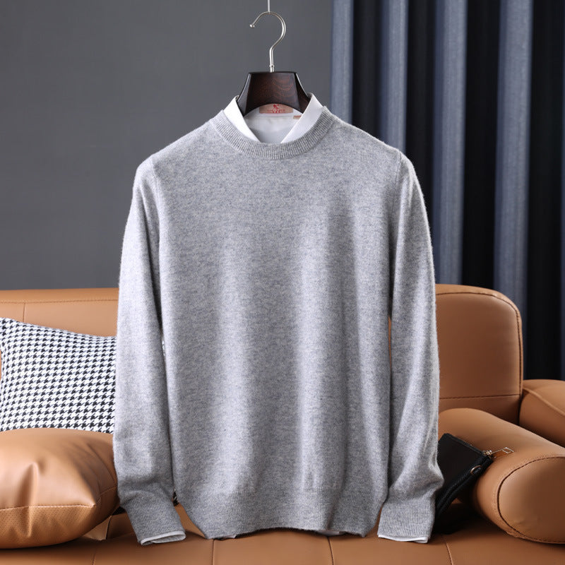 Weston | Mens V Neck Sweater Loose Fit Knitted Pullover
