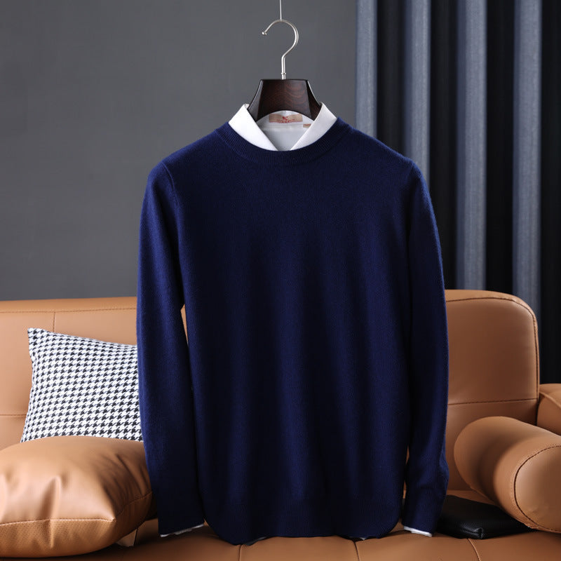 Weston | Mens V Neck Sweater Loose Fit Knitted Pullover