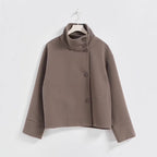 Whitney | Womens Wool Blend Stand Collar Warm Winter Jacket
